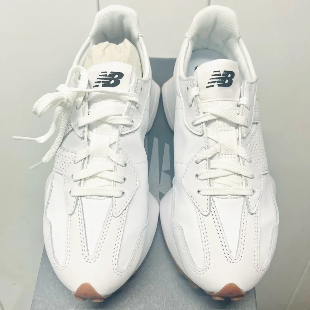 New Balance 327 Leather Women Sneakers Shoes White size 5.5  NEW  #WS327LS - Picture 11 of 15